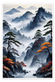 Poster Asian Landscape