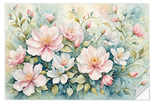 Wall sticker Flower bouquet