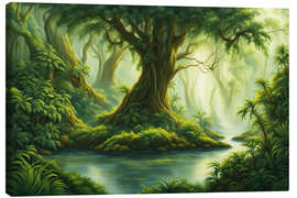 Canvas print Into the jungle