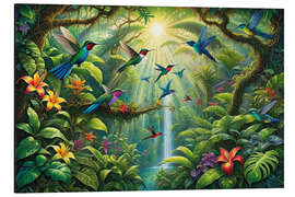 Magnettafel Exotischer Dschungel