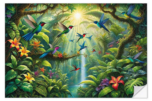 Naklejka na ścianę Exotic Jungle