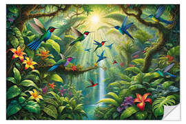 Naklejka na ścianę Exotic Jungle