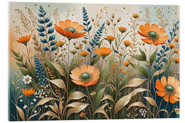Acrylic print The flower meadow - Mango Art