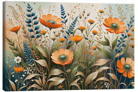 Obraz na płótnie The flower meadow - Mango Art