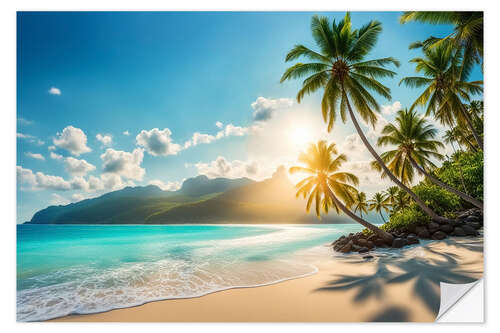 Wall sticker Tropical Beach