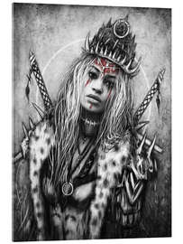 Acrylglasbild Silber und Schatten