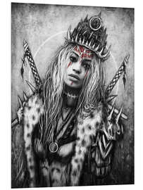 Hartschaumbild Silber und Schatten