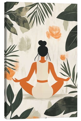 Lienzo Yoga Summer Vibe
