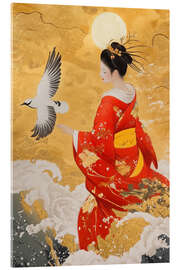 Cuadro de metacrilato Japanese Golden Nihonga - Frank Daske