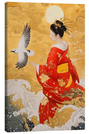 Canvas-taulu Japanese Golden Nihonga - Frank Daske