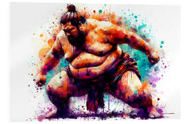 Obraz na szkle akrylowym Japanese Sumo Wrestler II - nobelart