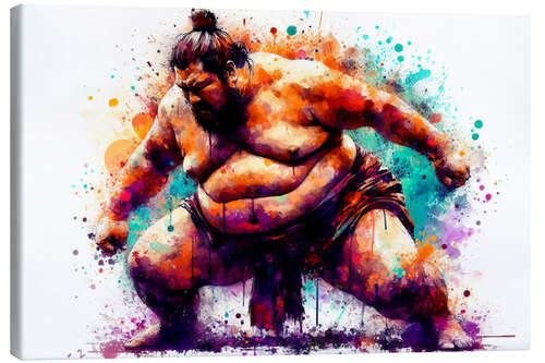 Lienzo Japanese Sumo Wrestler II