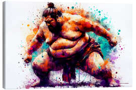 Lienzo Japanese Sumo Wrestler II - nobelart