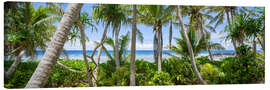 Canvas print Jungle paradise with palm trees