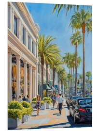 Hartschaumbild Rodeo Drive