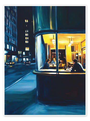 Póster Modern Nighthawks