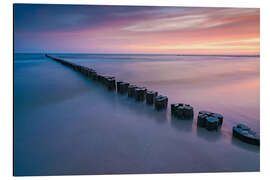 Cuadro de aluminio Pier on the Baltic Sea at sunrise - Martin Wasilewski