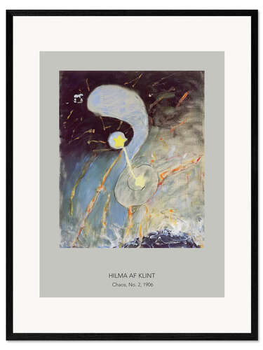 Impression artistique encadrée Chaos, No. 2, 1906