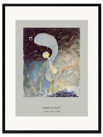 Impression artistique encadrée Chaos, No. 2, 1906 - Hilma af Klint