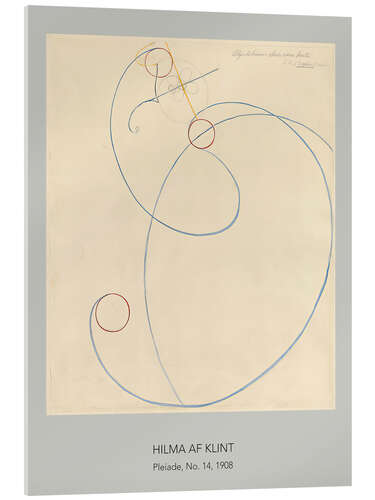 Tableau en verre acrylique Pleiade, No. 14, 1908