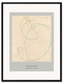 Impression artistique encadrée Pleiade, No. 14, 1908 - Hilma af Klint
