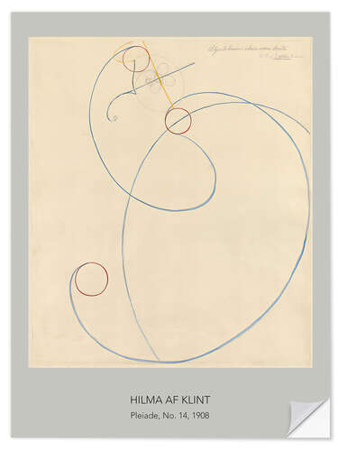 Självhäftande poster Pleiade, No. 14, 1908