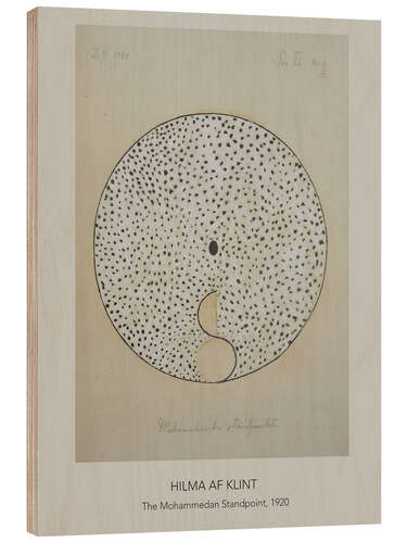 Tableau en bois The Mohammedan Standpoint, 1920
