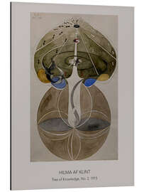Aluminiumtavla Tree of Knowledge, No. 2, 1915 - Hilma af Klint