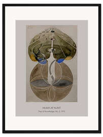 Gerahmter Kunstdruck Baum der Erkenntnis, Nr. 2, 1915 - Hilma af Klint