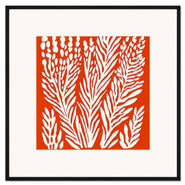 Framed art print Abstract Corals