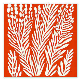 Plakat Abstract Corals - DejaReve