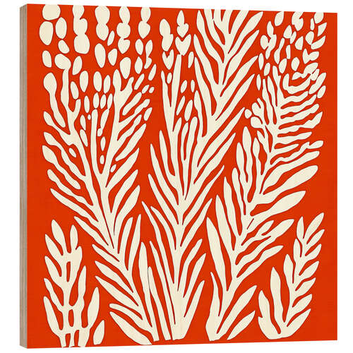 Tableau en bois Abstract Corals