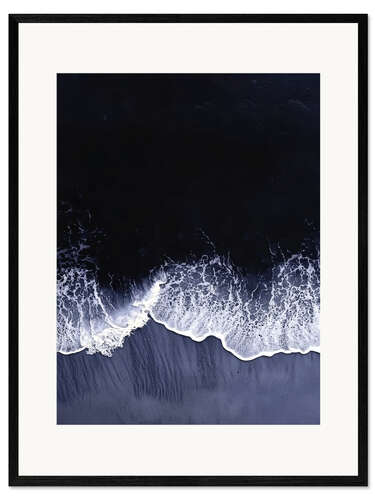 Plakat artystyczny premium w ramie Edge of the Ocean II