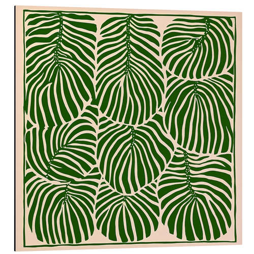 Alumiinitaulu Monstera Leaves