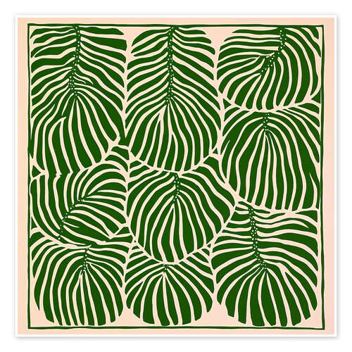 Juliste Monstera Leaves