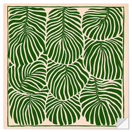 Wandsticker Monstera-Blätter