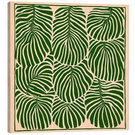 Obraz na drewnie Monstera Leaves