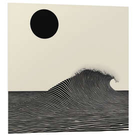 Hartschaumbild Sonnenfinsternis