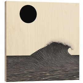 Cuadro de madera Solar eclipse - DejaReve