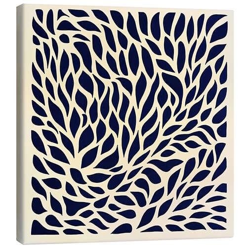 Stampa su tela Leaves Flow