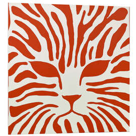 Obraz na PCV Cat face pattern