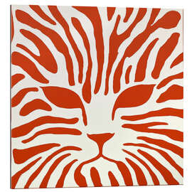 Gallery print Cat face pattern