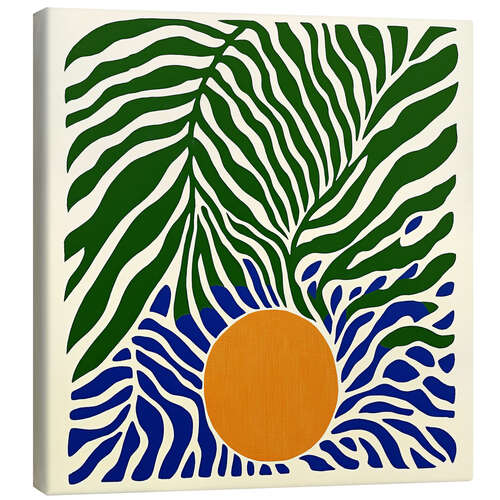 Obraz na płótnie Tropical abstract sunset