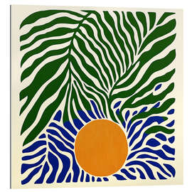 Gallery print Tropical abstract sunset