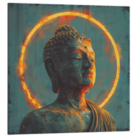 Magnettafel Goldene Gelassenheit