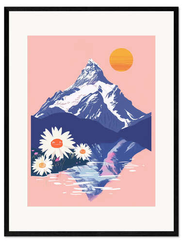 Plakat artystyczny premium w ramie Radiant Ascent