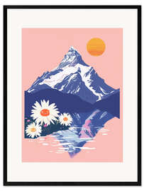 Plakat artystyczny premium w ramie Radiant Ascent