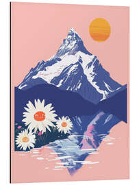 Magnettafel Strahlender Aufstieg