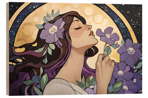 Stampa su legno Scents of nature