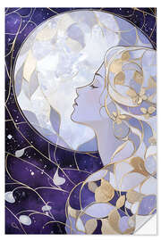 Wandsticker Ruf des Mondes